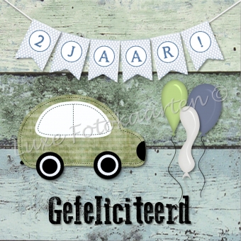 Gefeliciteerd Kind - 2 jaar auto