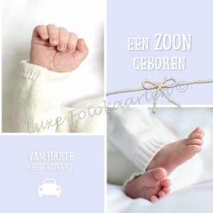 Geboorte zoon - Handje+voetje