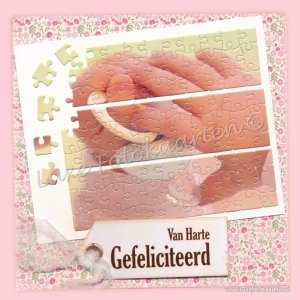 Geboorte dochter - puzzel