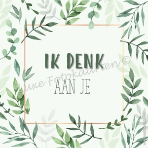 Denken aan - Ik denk aan je tekst