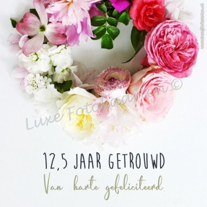 Jubileum - 12,5 jaar bloemenkrans