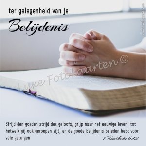 Belijdenis - gevouwen handen