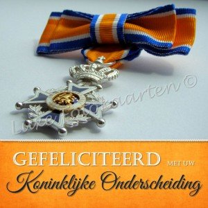 Koninklijk Onderscheiden - lintje oranje