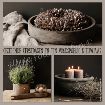 Gezegende Kerst - 3 luik kaarsen